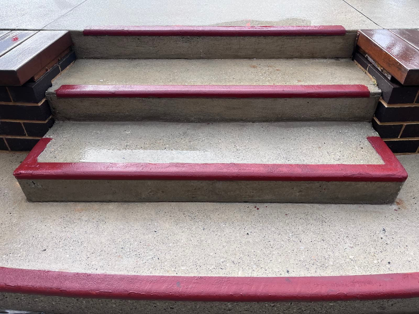 Commercial school steps freshly pressure cleaned — Northern Beaches Sydney