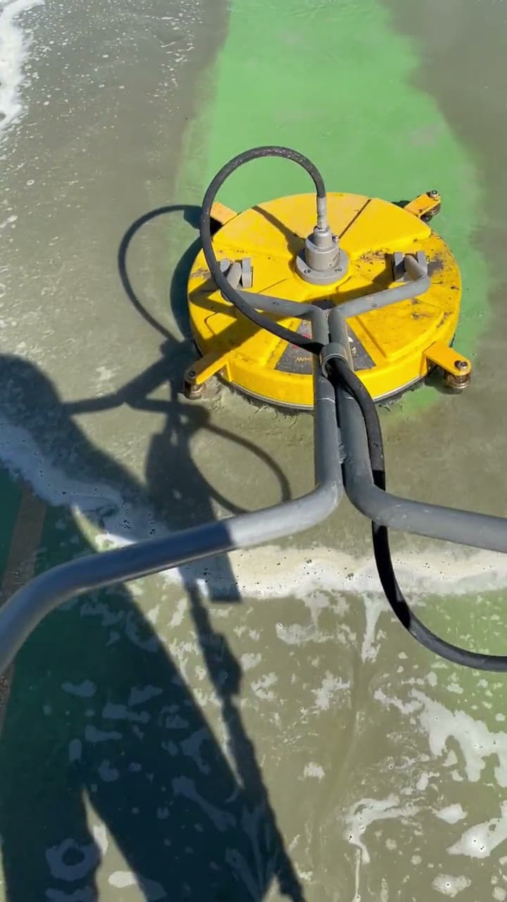 Before courts — Washlord pressure cleaning footage
